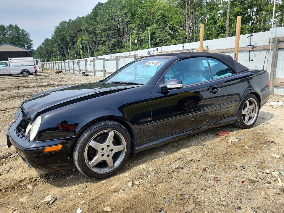 2003 Mercedes-benz Clk-klasse VIN WDBLK70G23T138377 COPART salvage auction — FRONT END, Md - Cert Of Salvage > 75% Damage, sold $525 on 2026-07-28 (photo 1)