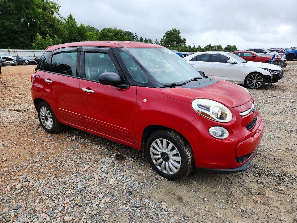 2014 Fiat 500l VIN ZFBCFABHXEZ012652 COPART salvage auction — REAR END, Nc - Salvage Certificate Of Title, sold $550 on 2026-08-17 (photo 4)