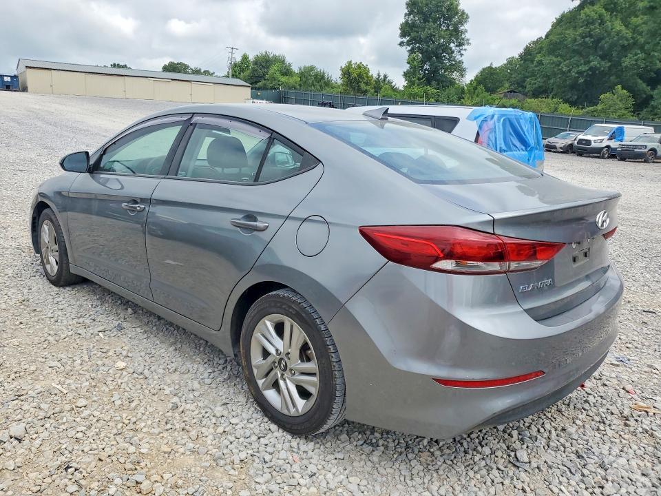 2018 Hyundai Elantra VIN KMHD84LF8JU499282 COPART salvage auction — MECHANICAL, Nc - Certificate Of Title (P), sold $1,300 on 2026-07-30 (photo 2)