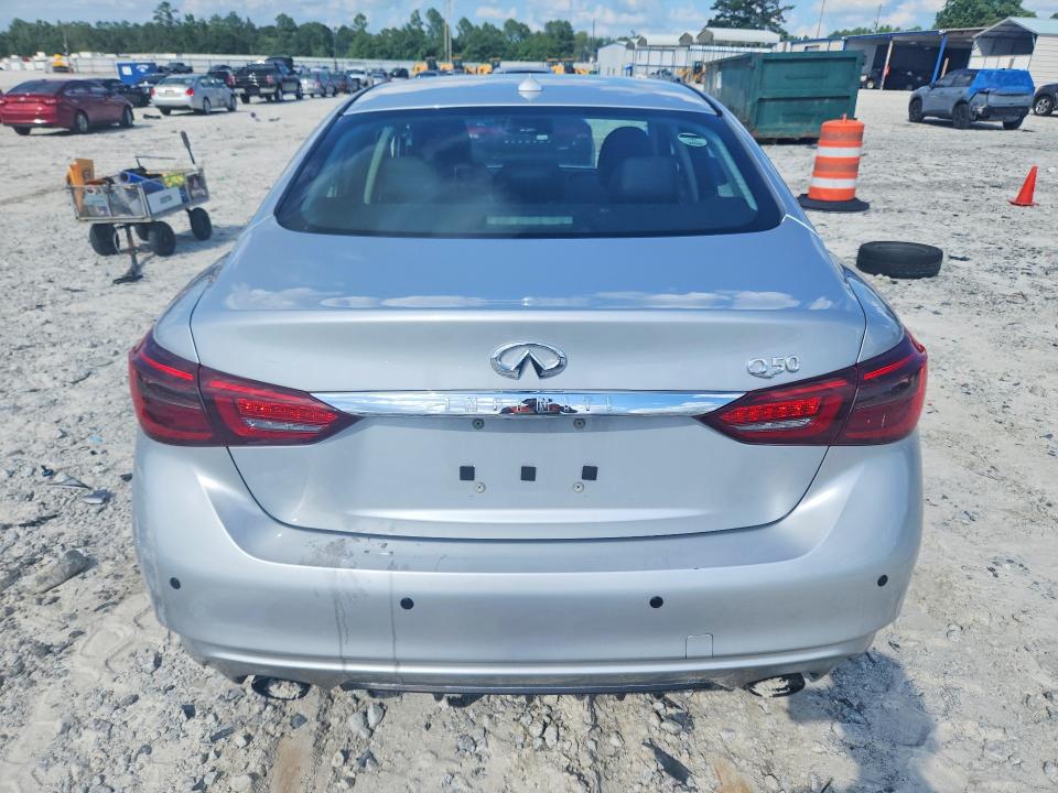 2018 Infiniti Q50 VIN JN1EV7APXJM362927 COPART salvage auction — FRONT END, Tn - Certificate Of Title, sold $6,750 on 2026-07-27 (photo 6)