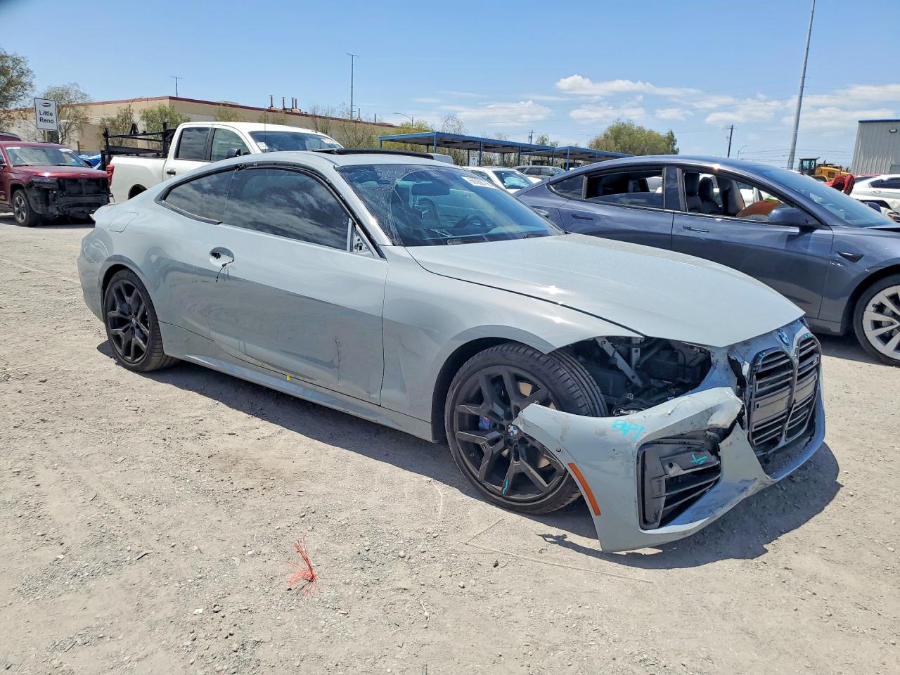 2026 BMW M4 VIN WBA73DA00TCW22917 COPART salvage auction — Front End, Sc - Salvage Title, sold $30,250 on 2026-08-20 (photo 4)