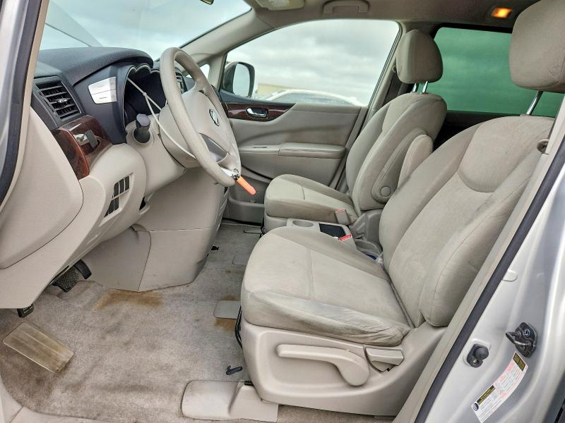 2013 Nissan Quest VIN JN8AE2KP8D9066667 COPART salvage auction — FRONT END, Ca - Salvage Certificate, sold $875 on 2026-07-15 (photo 7)