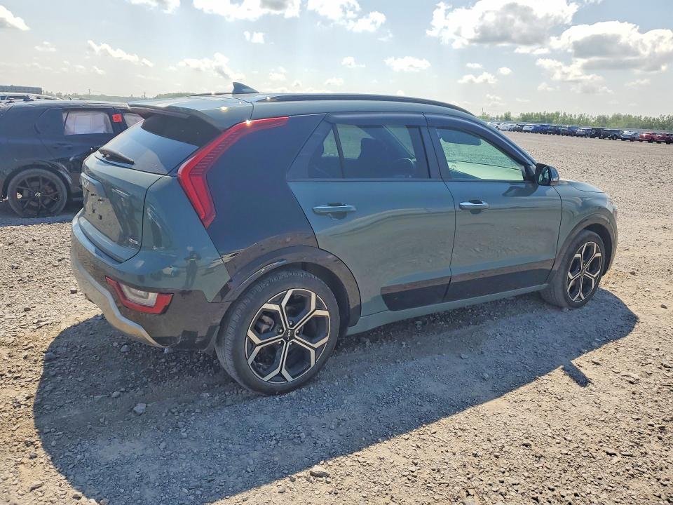 2025 Kia Niro VIN KNDCT3LE9S5222913 COPART salvage auction — WATER/FLOOD, ON - PERMIT IRREPAIRABLE, sold $2,050 on 2026-07-21 (photo 3)