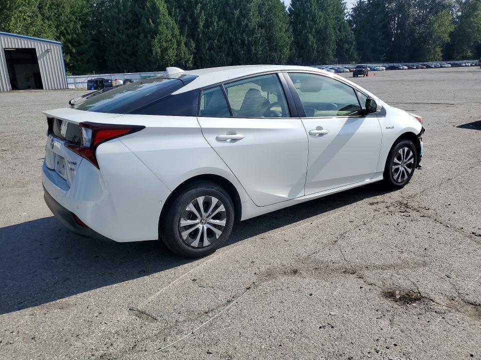 2020 Toyota Prius VIN JTDL9RFU1L3021587 COPART salvage auction — FRONT END, WA - BILL OF SALE, sold $2,900 on 2026-07-27 (photo 3)