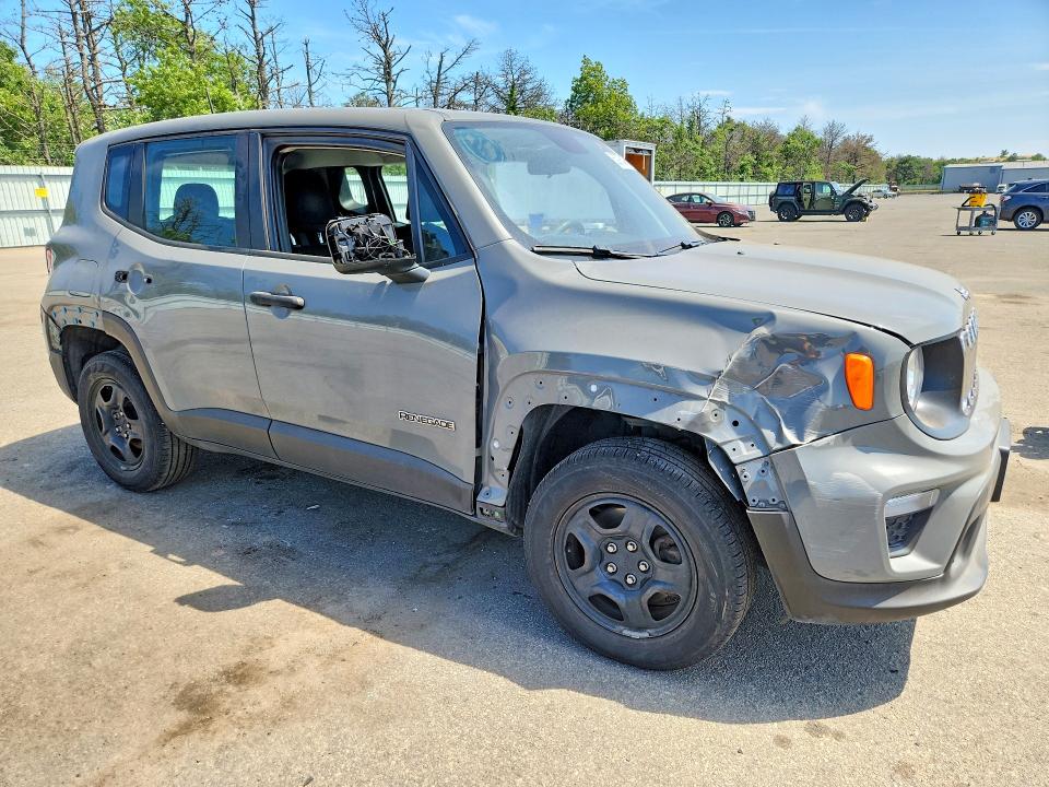2019 Jeep Renegade VIN ZACNJBAB7KPK89208 COPART salvage auction — FRONT END, Ny - Mv-907A Salvage Certificate, sold $2,000 on 2026-07-22 (photo 4)