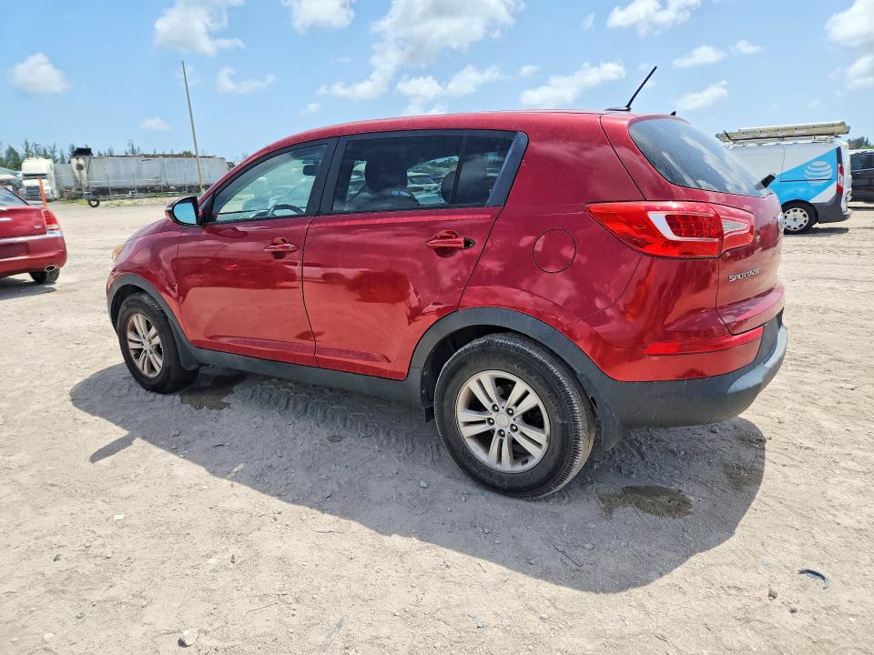 2011 Kia Sportage VIN KNDPB3A29B7088325 COPART salvage auction — MINOR DENT/SCRATCHES, FL - CERTIFICATE OF TITLE, sold $2,250 on 2026-07-16 (photo 2)
