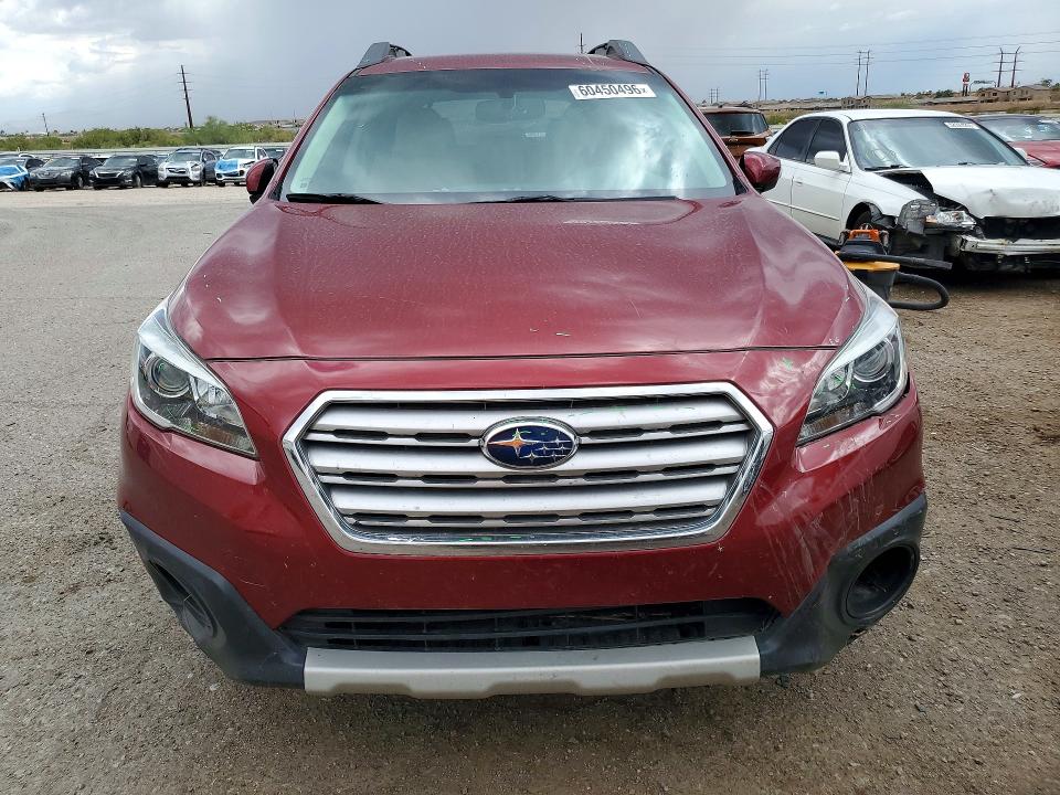 2016 Subaru Outback VIN 4S4BSAJC2G3294703 COPART salvage auction — FRONT END, Az - Cert Of Title - Salvage, sold $5,200 on 2026-07-31 (photo 5)