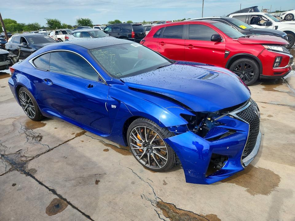 2017 Lexus Rc-f VIN JTHHP5BC4H5006190 COPART salvage auction — FRONT END, Tx - Salvage Vehicle Title, sold $8,600 on 2026-07-23 (photo 4)