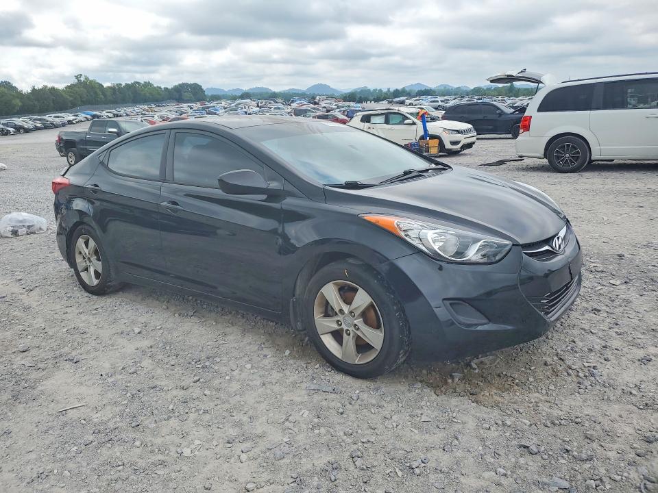 2012 Hyundai Elantra VIN KMHDH4AE0CU331438 COPART salvage auction — ALL OVER, TN - SALVAGE CERTIFICATE, sold $250 on 2026-07-21 (photo 4)