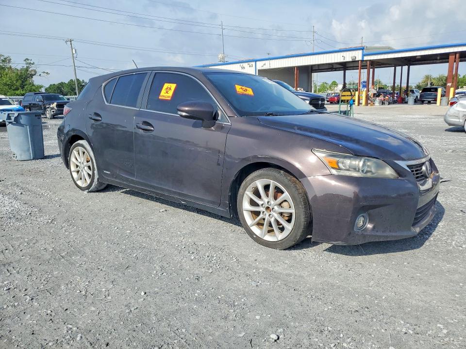 2012 Lexus Ct VIN JTHKD5BH0C2061613 COPART salvage auction — MINOR DENT/SCRATCHES, Fl - Certificate Of Title (P), sold $2,750 on 2026-07-31 (photo 4)