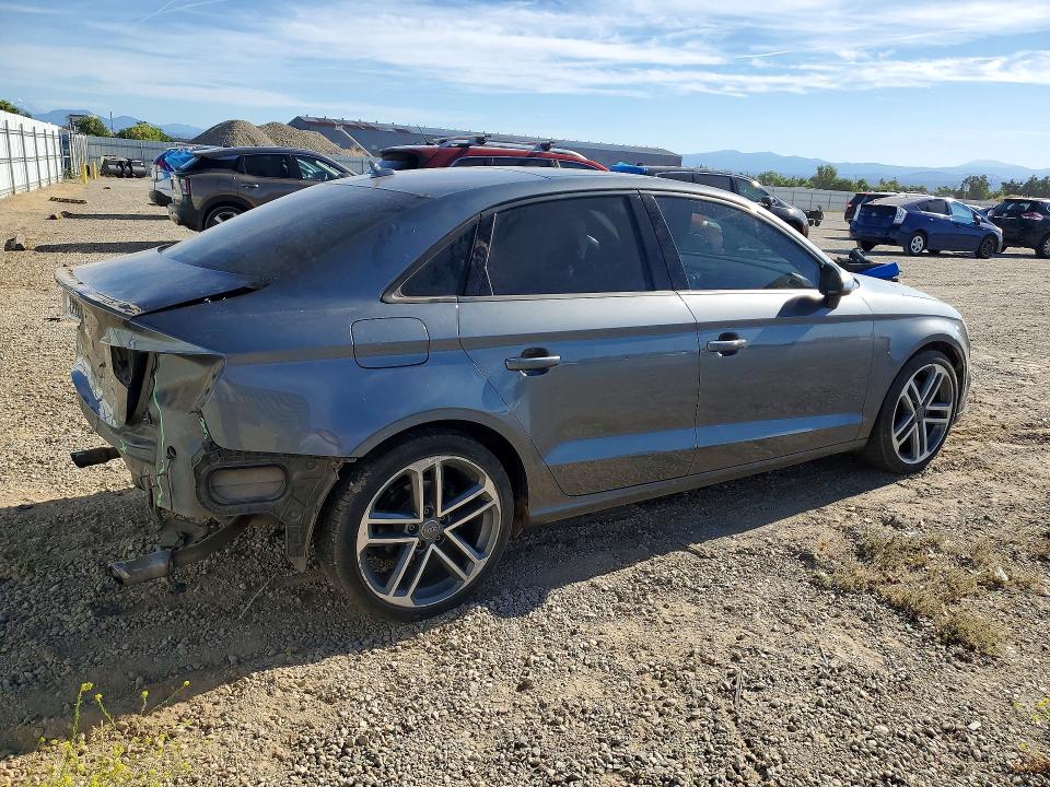 2017 Audi A3 VIN WAUB8GFF2H1024471 COPART salvage auction — FRONT END, Ca - Salvage Certificate, sold $2,600 on 2026-07-10 (photo 3)