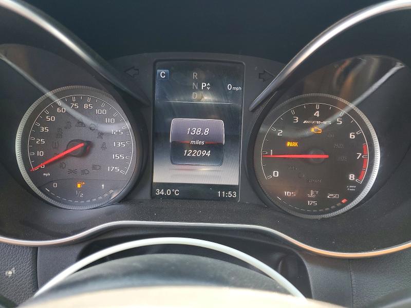 2017 Mercedes-benz C-klasse amg VIN 55SWF6EB9HU198109 COPART salvage auction — FRONT END, Md - Certificate Of Title (P), sold $14,600 on 2026-07-28 (photo 9)