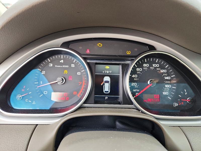 2011 Audi Q7 VIN WA1LGAFE7BD007096 COPART salvage auction — MINOR DENT/SCRATCHES, Va - Certificate Of Title, sold $375 on 2026-07-28 (photo 9)