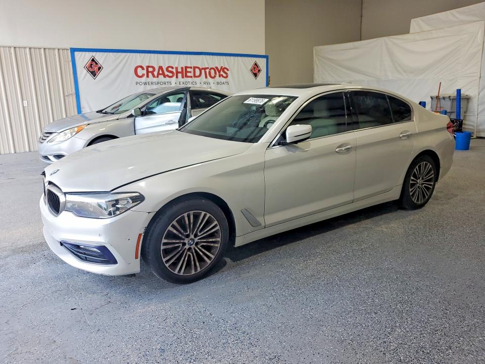 2018 BMW 5er VIN WBAJA7C54JWC75032 COPART salvage auction — FRONT END, Nc - Dealer Only Clean Title, sold $8,100 on 2026-07-28 (photo 1)