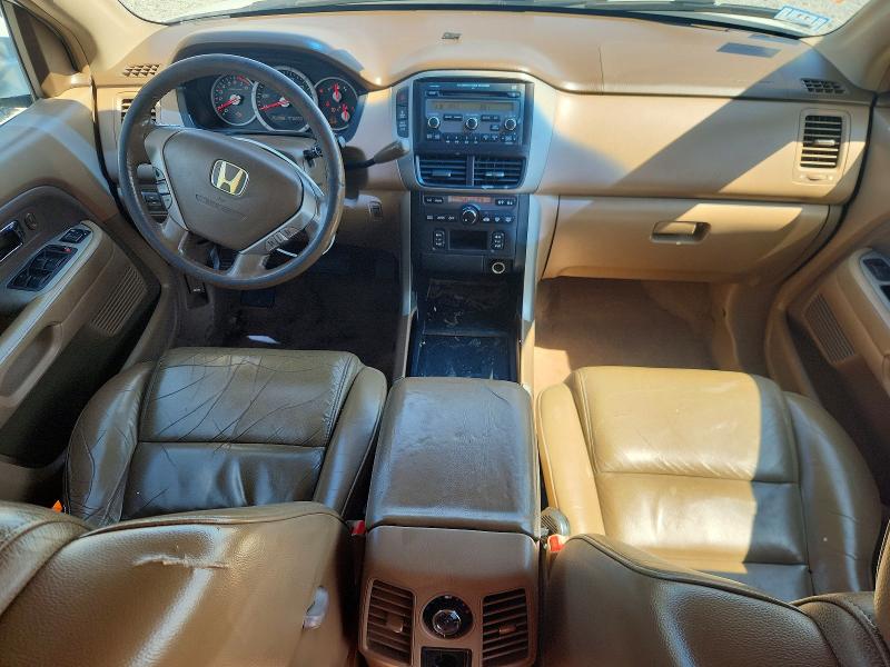 2008 Honda Pilot VIN 5FNYF18528B051682 COPART salvage auction — REAR END, MA - CERT OF TITLE-RECONSTRCTD COLL, sold $375 on 2026-07-24 (photo 8)