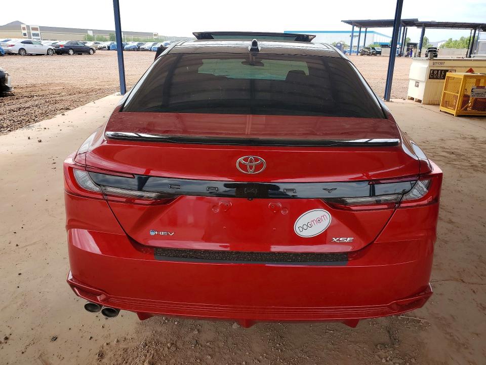 2025 Toyota Camry VIN 4T1DAACK6SU093812 COPART salvage auction — FRONT END, Az - Cert Of Title - Salvage, sold $7,800 on 2026-07-30 (photo 6)