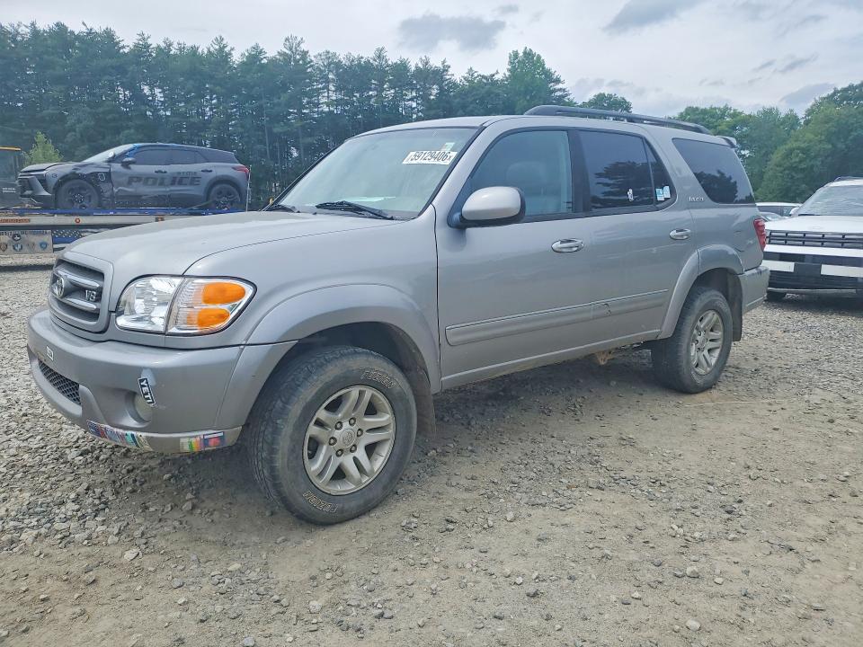2004 Toyota Sequoia VIN 5TDBT48A54S227790 COPART salvage auction — MINOR DENT/SCRATCHES, MA - CERTIFICATE OF TITLE (P), sold $875 on 2026-07-29 (photo 1)