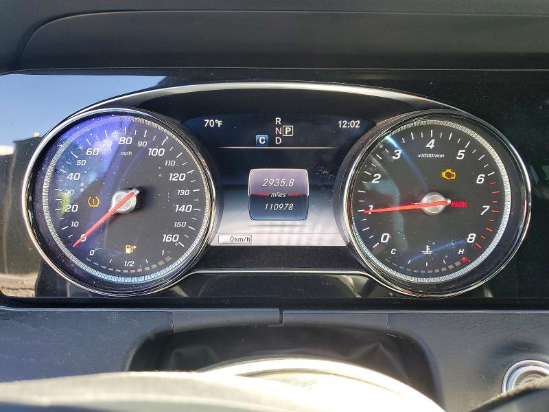 2018 Mercedes-benz E-class VIN WDDZF4JB0JA458037 COPART salvage auction — VANDALISM, CA - SALVAGE CERTIFICATE, sold $6,900 on 2026-08-20 (photo 9)