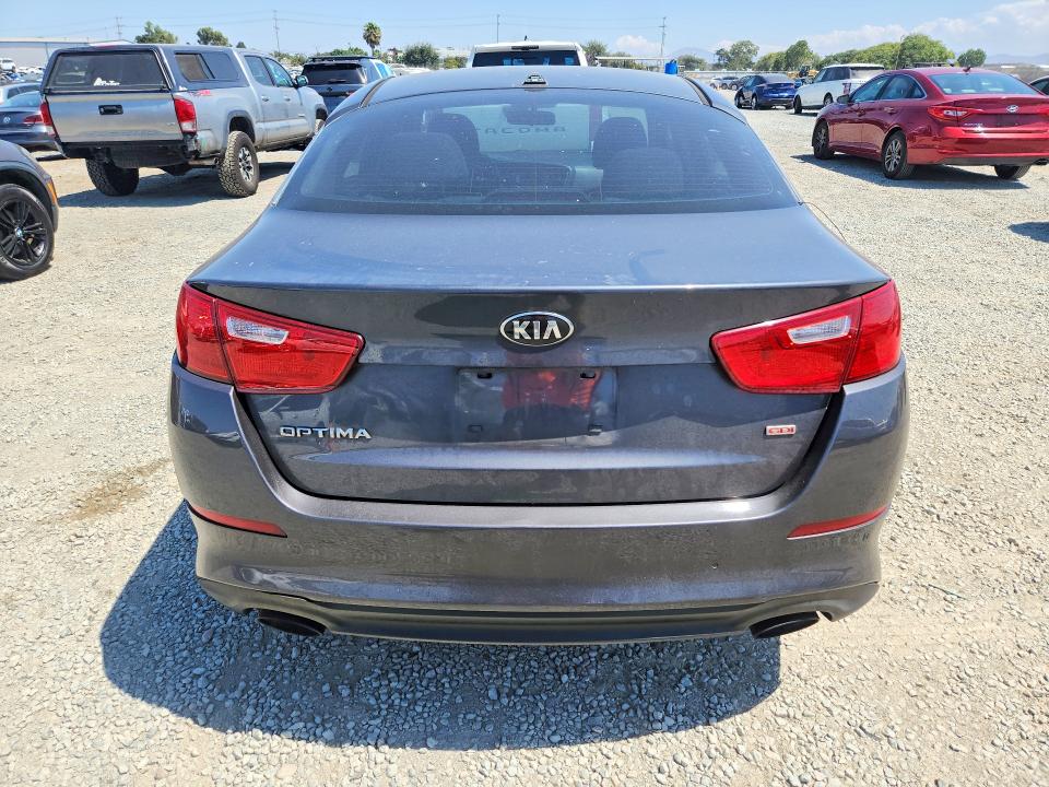 2015 Kia Optima VIN KNAGM4A76F5633634 COPART salvage auction — MECHANICAL, Ca - Dis/Dlr/Exp Only Clean Title, sold $1,000 on 2026-07-29 (photo 6)
