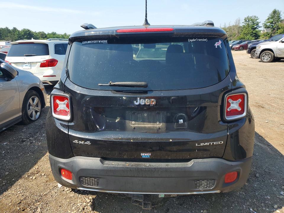 2015 Jeep Renegade VIN ZACCJBDT3FPB86534 COPART salvage auction — REAR END, Md - Cert Of Salvage > 75% Damage, sold $2,000 on 2026-08-10 (photo 6)