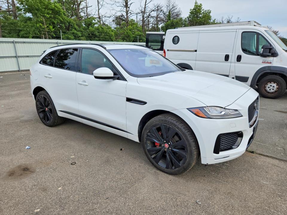 2017 Jaguar F-pace VIN SADCM2BV2HA893840 COPART salvage auction — REAR END, Ny - Mv-907A Salvage Certificate, sold $3,650 on 2026-07-27 (photo 4)