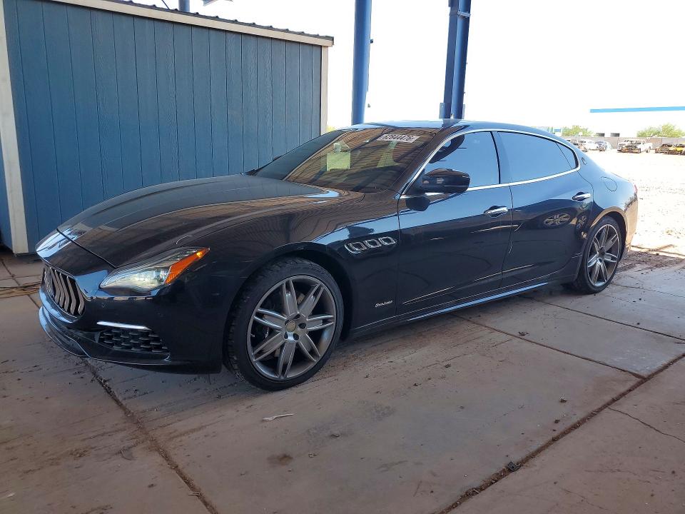 2018 Maserati Quattroporte VIN ZAM56YPL1J1259865 COPART salvage auction — SIDE, AZ - CERT OF TITLE - SALVAGE, sold $7,800 on 2026-08-04 (photo 1)
