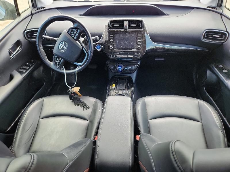 2021 Toyota Prius VIN JTDL9MFU7M3027804 COPART salvage auction — FRONT END, Ma - Cert Of Title-Salvage, sold $475 on 2026-07-23 (photo 8)