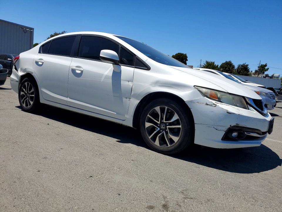 2013 Honda Civic VIN 19XFB2F90DE272468 COPART salvage auction — SIDE, Ca - Salvage Certificate, sold $1,600 on 2026-07-10 (photo 4)