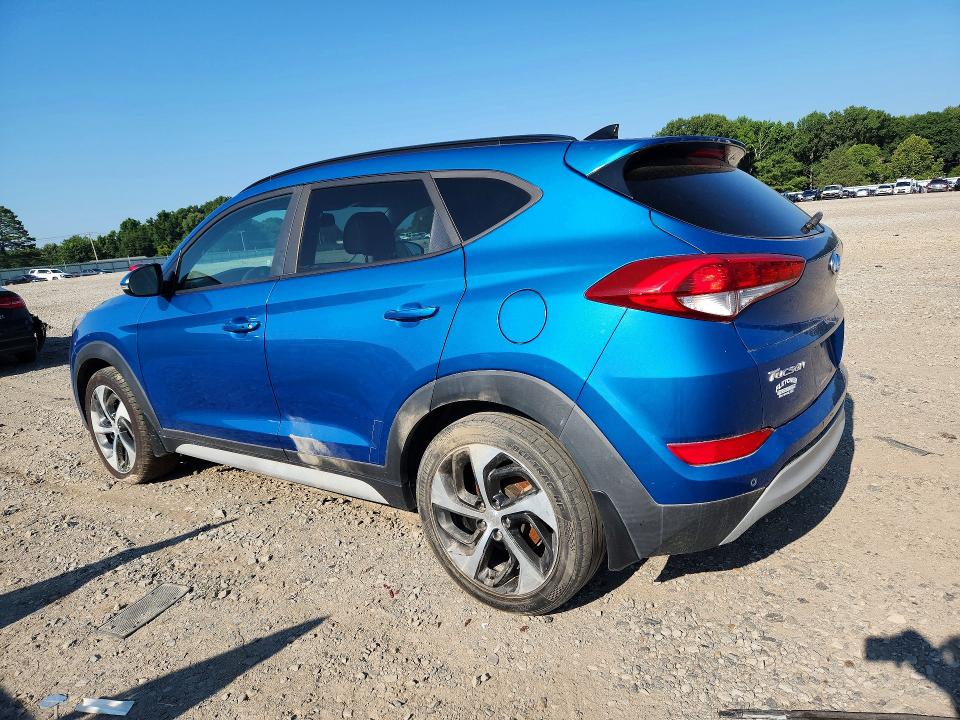 2018 Hyundai Tucson VIN KM8J33A27JU805383 COPART salvage auction — MECHANICAL, Ar - Certificate Of Title, sold $3,000 on 2026-07-19 (photo 2)