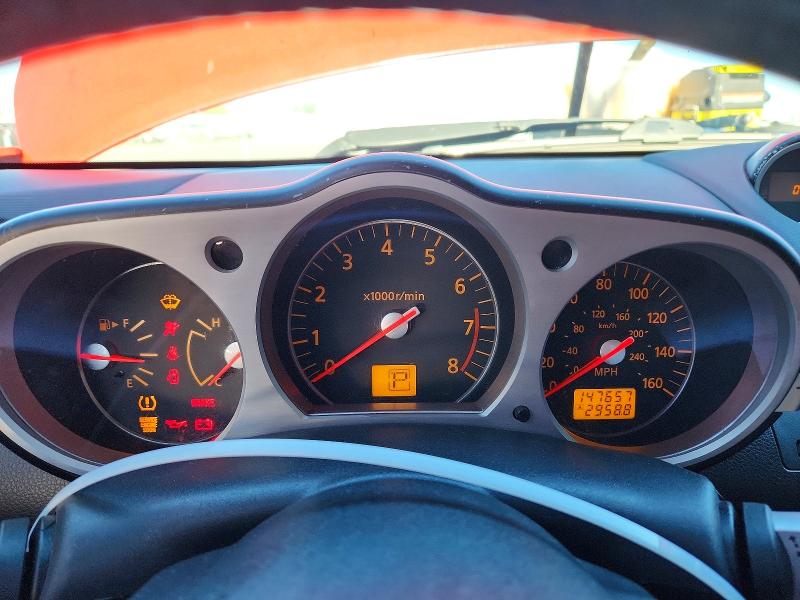 2006 Nissan 350z VIN JN1AZ34D26M302497 COPART salvage auction — FRONT END, CA - SALVAGE CERTIFICATE, sold $125 on 2026-07-27 (photo 9)