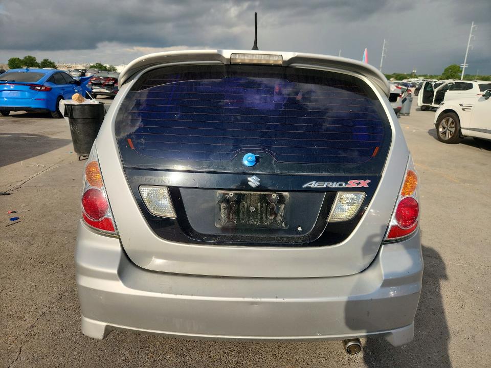 2005 Suzuki Aerio VIN JS2RC61H455304714 COPART salvage auction — WATER/FLOOD, LA - CERT OF TITLE-SALVAGE FLOOD, sold $70 on 2026-07-22 (photo 6)
