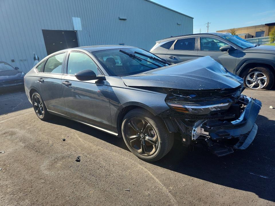2025 Honda Accord VIN 1HGCY1F4XSA087197 COPART salvage auction — FRONT END, Fl - Certificate Of Destruction, sold $5,800 on 2026-07-27 (photo 4)