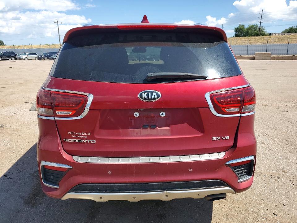 2019 Kia Sorento VIN 5XYPKDA55KG536529 COPART salvage auction — MECHANICAL, Co - Dis/Dlr/Exp Only Clean Title, sold $275 on 2026-07-29 (photo 6)