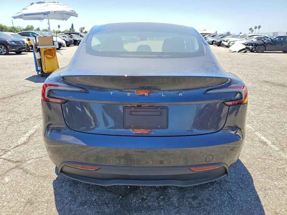 2025 Tesla Model 3 VIN 5YJ3E1EA5SF908180 COPART salvage auction — SIDE, Ca - Salvage Certificate, sold $11,100 on 2026-09-01 (photo 6)