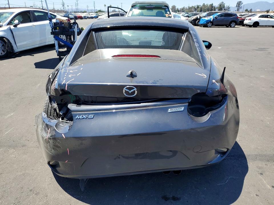 2017 Mazda Mx-5 VIN JM1NDAM73H0108714 COPART salvage auction — REAR END, Ca - Salvage Certificate, sold $275 on 2026-07-20 (photo 6)