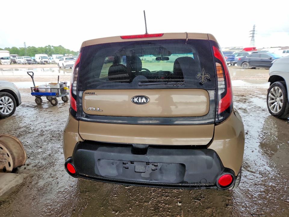 2015 Kia Soul VIN KNDJP3A59F7197665 COPART salvage auction — SIDE, TX - CERTIFICATE OF TITLE, sold $1,150 on 2026-07-17 (photo 6)