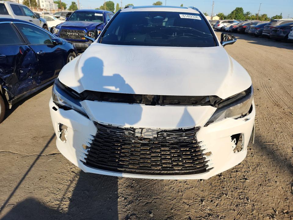2025 Lexus Rx VIN JTJCHMAA0S2033170 COPART salvage auction — FRONT END, Ca - Salvage Certificate, sold $18,700 on 2026-07-23 (photo 5)