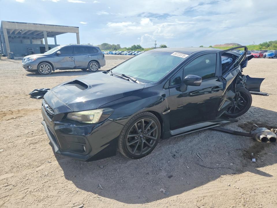 2018 Subaru VIN JF1VA1H67J9839129 COPART salvage auction — REAR END, Salvage Title, sold $1,200 on 2026-07-30 (photo 1)