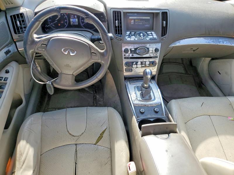 2012 Infiniti G VIN JN1CV6AP6CM624589 COPART salvage auction — REAR END, Tx - Certificate Of Title, sold $500 on 2026-07-23 (photo 8)