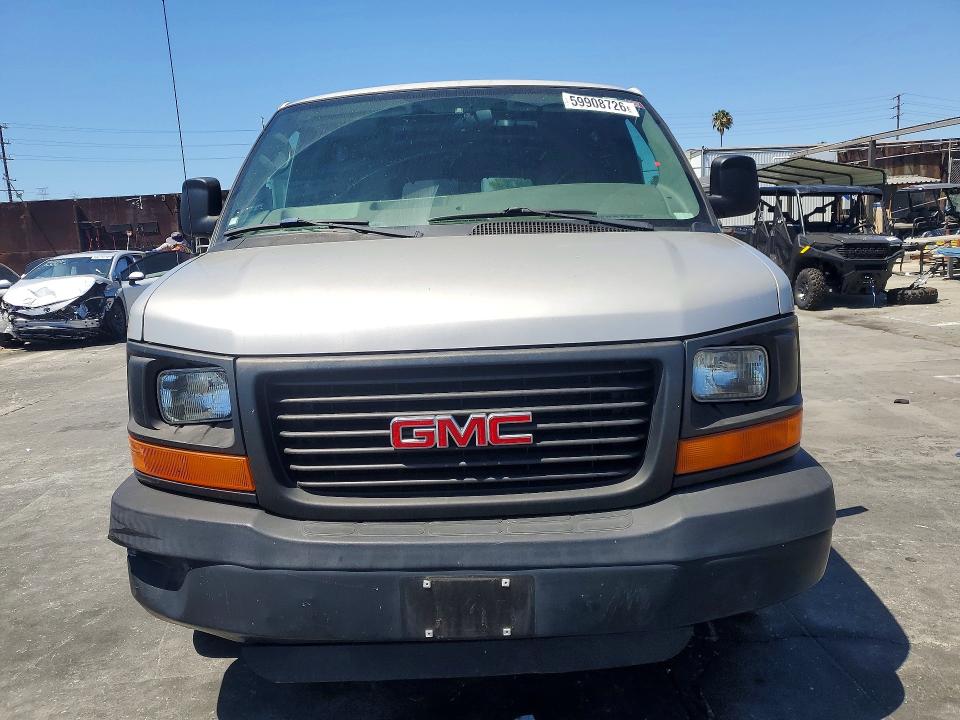 2008 Gmc Savana VIN 1GTFG15X781124712 COPART salvage auction — REAR END, CA - SALVAGE CERTIFICATE, sold $175 on 2026-07-29 (photo 5)