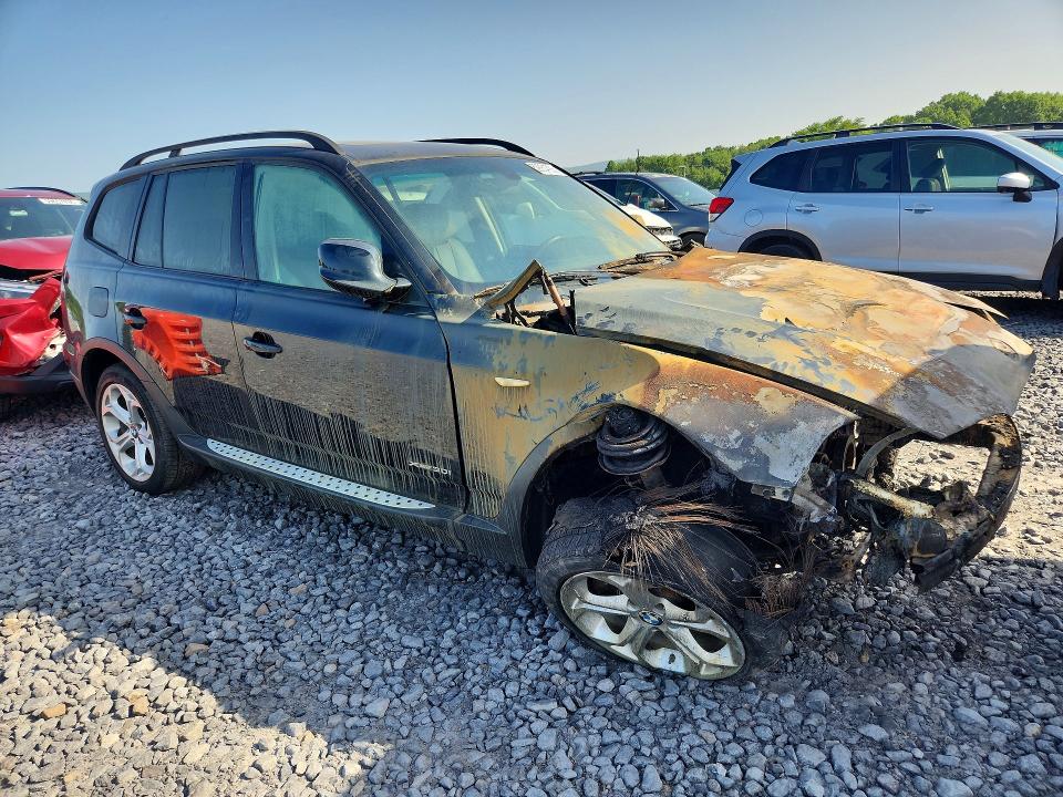 2010 BMW X3 VIN WBXPC9C45AWJ31581 COPART salvage auction — ENGINE BURN, Pa - Cert Of Salv-R=Reconstructed, sold $30 on 2026-07-29 (photo 4)