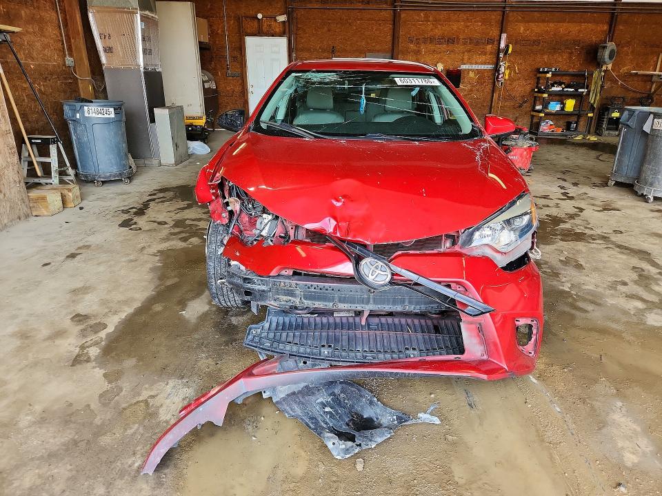 2016 Toyota Corolla VIN 5YFBURHE2GP510335 COPART salvage auction — FRONT END, Pa - Cert Of Salv-R=Reconstructed, sold $175 on 2026-07-23 (photo 5)
