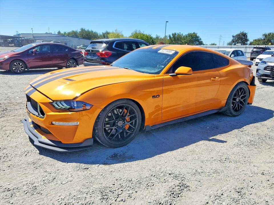2018 Ford Mustang VIN 1FA6P8CF6J5108945 — COPART salvage auction photo