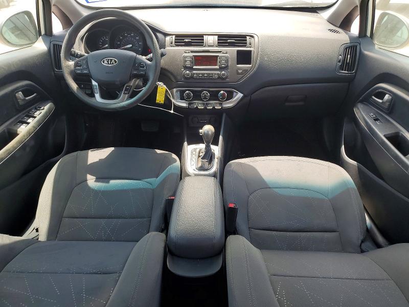 2012 Kia Rio VIN KNADN5A34C6024664 COPART salvage auction — NORMAL WEAR, Tx - Certificate Of Title, sold $250 on 2026-07-24 (photo 8)
