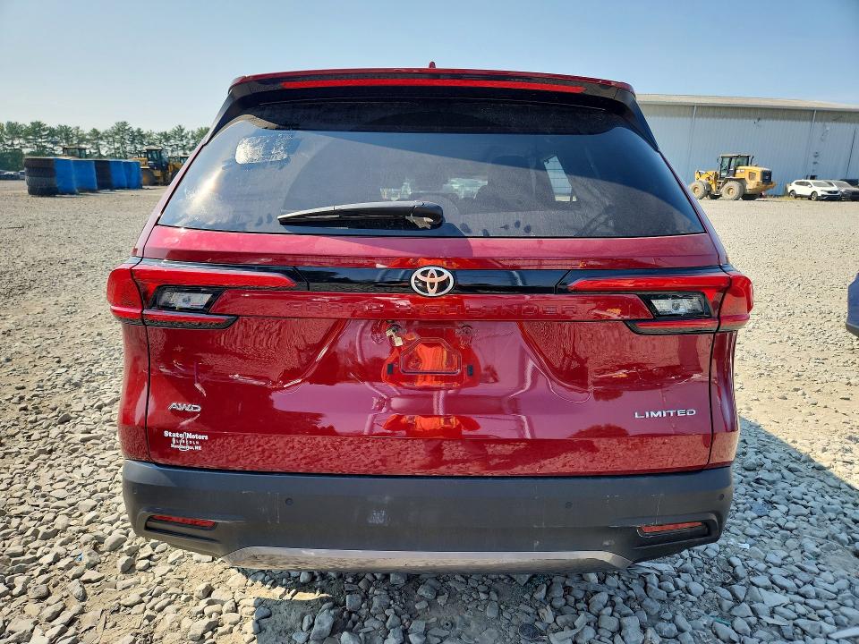 2024 Toyota Highlander VIN 5TDAAAB58RS016361 COPART salvage auction — VANDALISM, AZ - CERT OF TITLE - SALVAGE, sold $14,100 on 2026-07-29 (photo 6)
