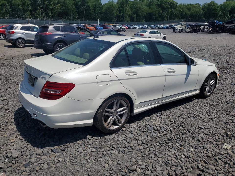 2013 Mercedes-benz C-klasse VIN WDDGF8AB1DG083484 COPART salvage auction — FRONT END, Pa - Certificate Of Salvage, sold $400 on 2026-07-29 (photo 3)
