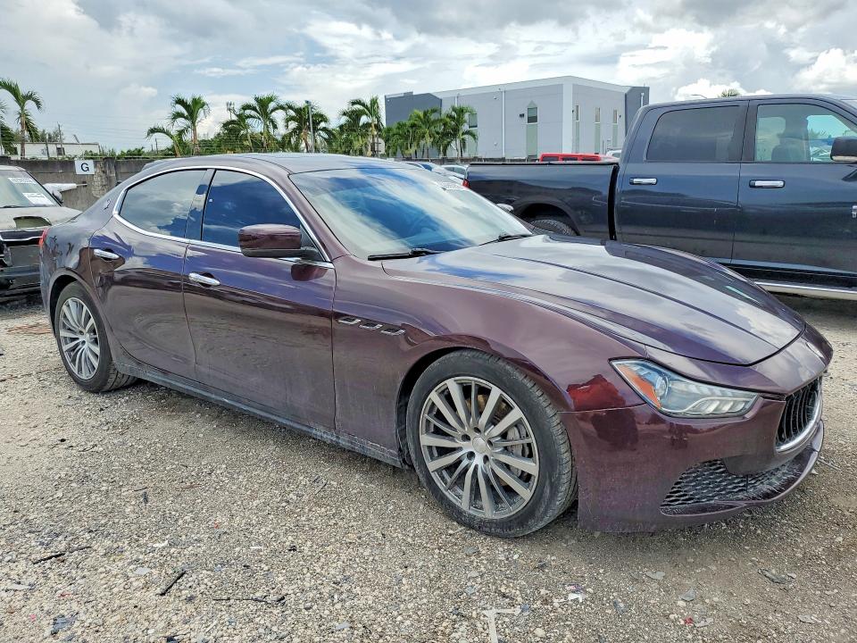 2016 Maserati Ghibli VIN ZAM57XSA0G1173811 COPART salvage auction — MINOR DENT/SCRATCHES, FL - CERT OF TITLE-REBUILT, sold $2,250 on 2026-07-31 (photo 4)