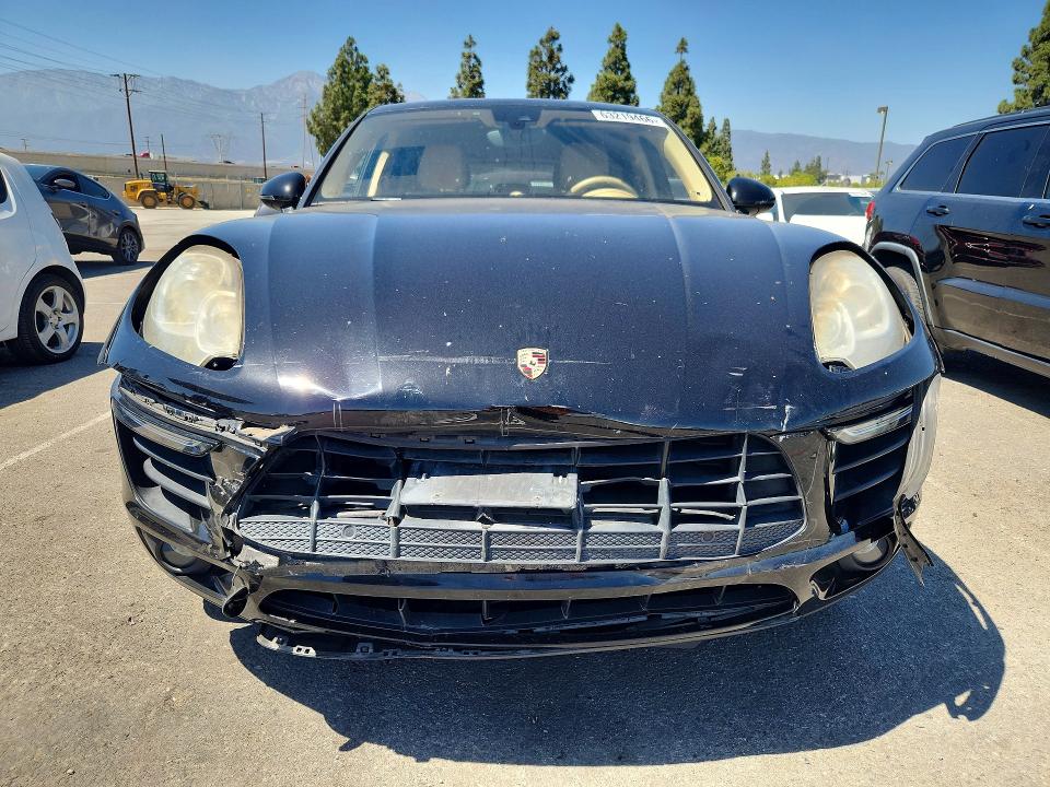 2017 Porsche Macan VIN WP1AA2A53HLB01551 COPART salvage auction — FRONT END, Ca - Salvage Certificate, sold $3,200 on 2026-08-20 (photo 5)