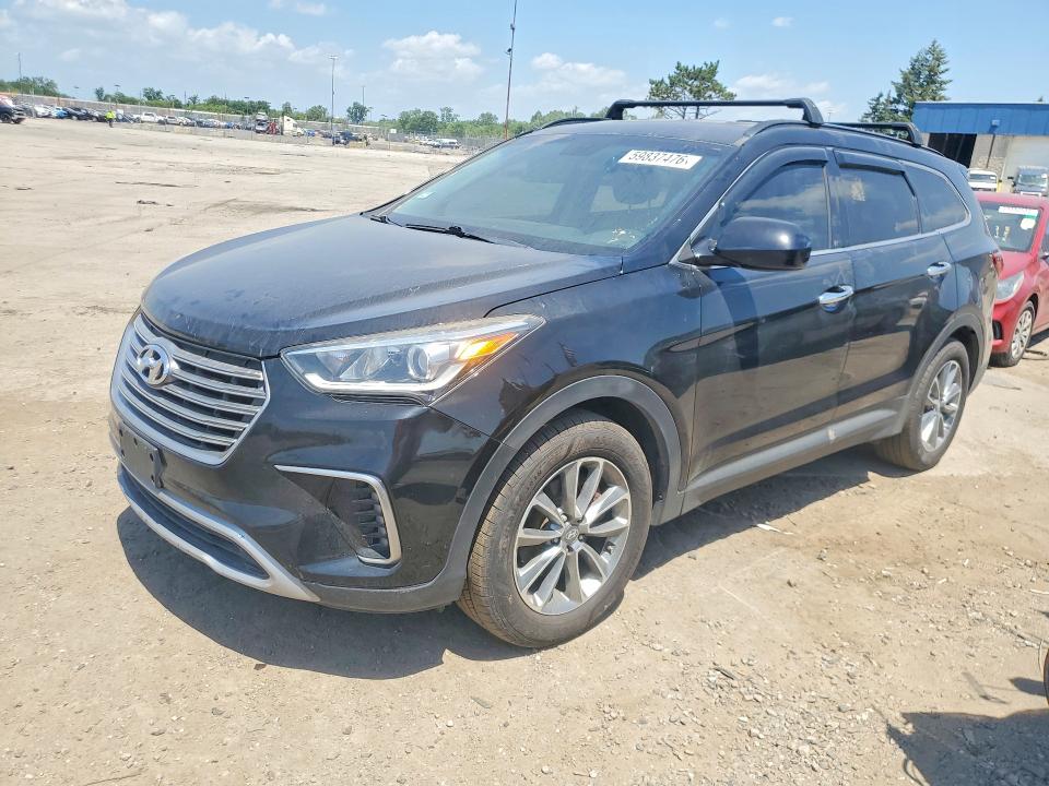 2017 Hyundai VIN KM8SMDHFXHU176745 COPART salvage auction — FRONT END, Mi - Certificate Of Title, sold $2,400 on 2026-07-31 (photo 1)