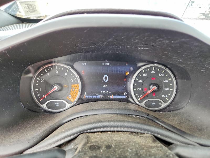 2020 Jeep Renegade VIN ZACNJBD13LPL70842 COPART salvage auction — FRONT END, Ny - Mv-907A Salvage Certificate, sold $1,550 on 2026-08-19 (photo 9)